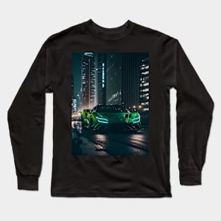 Chicago Night Ride Long Sleeve T-Shirt